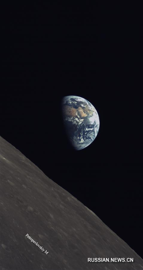 Видеозонд Саудовской Аравии, установленный на китайском микроспутнике "Лунцзян-2", сделал первые снимки Луны
