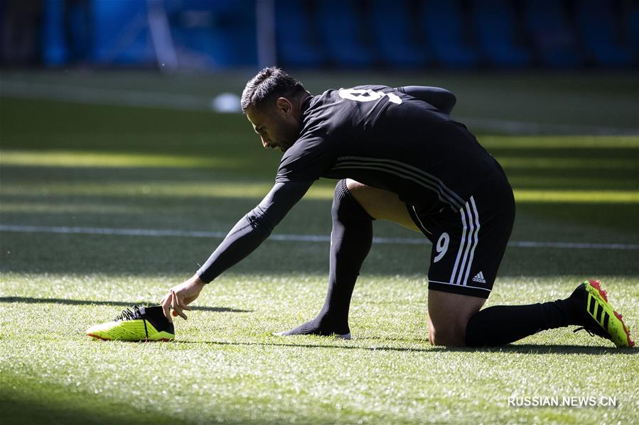 Футбол -- ЧМ-2018: предматчевая тренировка сборной Ирана