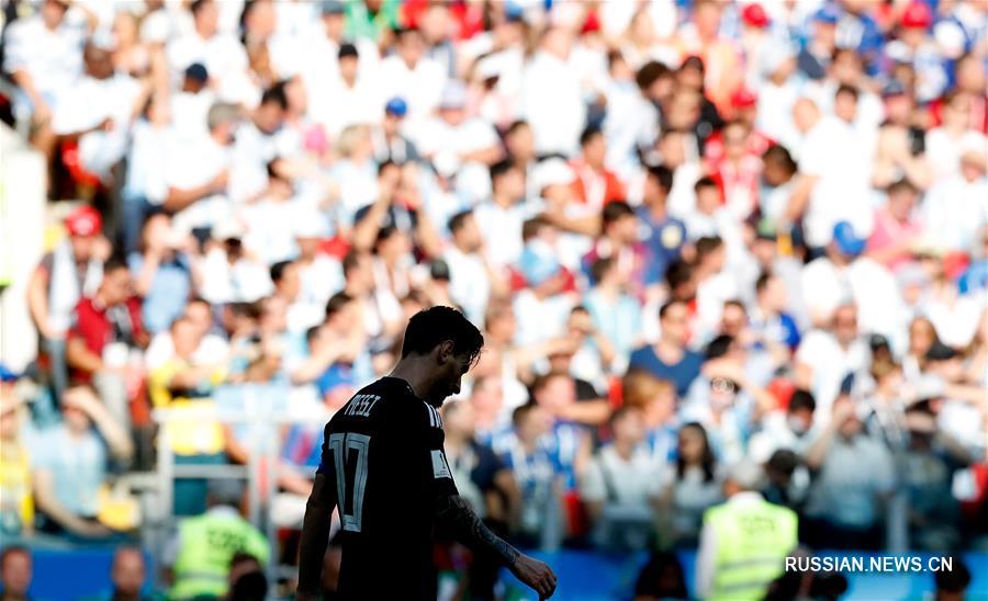 Футбол -- ЧМ-2018, Группа D: Л.Месси после матча Аргентина против Исландии