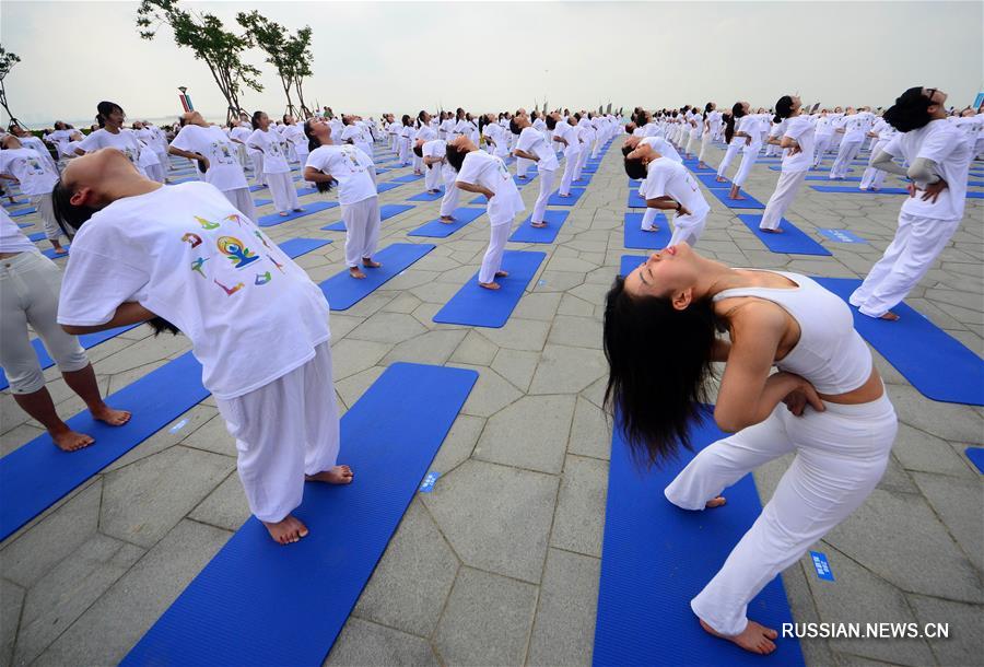 Международный фестиваль йоги в провинции Цзянсу