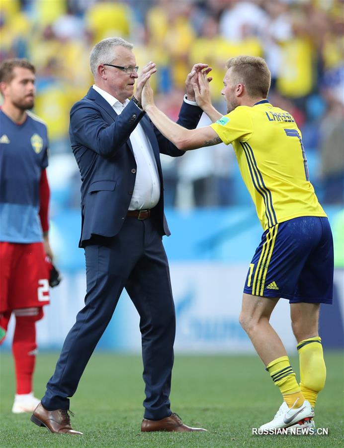 Футбол -- ЧМ-2018, группа F: Швеция победила РК