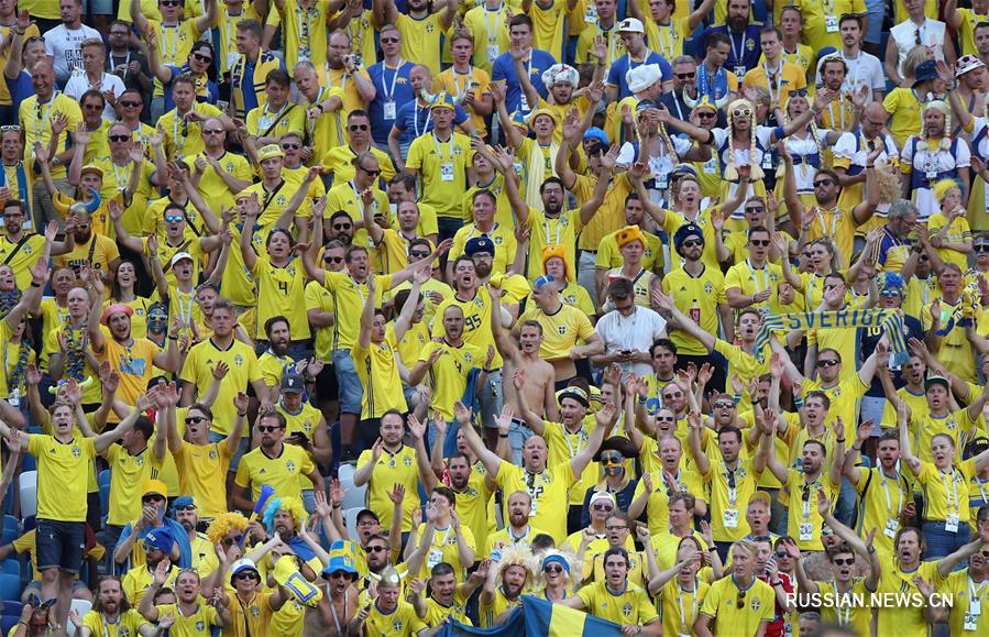  Футбол -- ЧМ-2018, группа F: Швеция победила РК