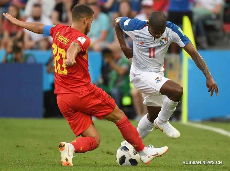 Футбол -- ЧМ-2018, группа G: сборная Бельгии встречается со сборной Панамы