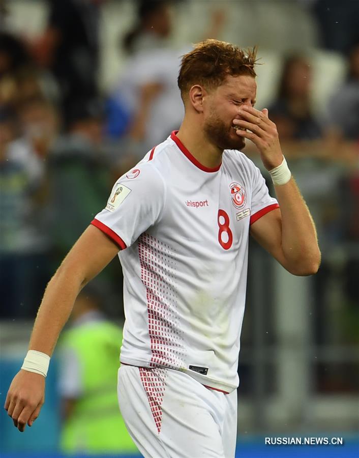 Футбол -- ЧМ-2018, группа G: Англия вырвала победу у Туниса