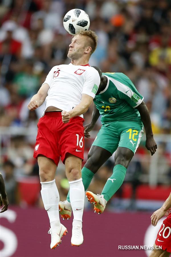 Футбол -- ЧМ-2018, группа Н: матч Сенегал-Польша