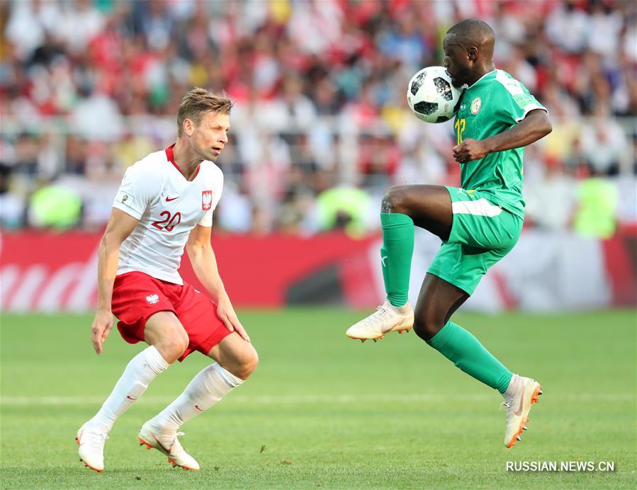 Футбол -- ЧМ-2018, группа Н: матч Сенегал-Польша