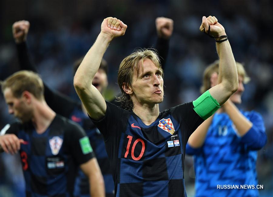 Футбол -- ЧМ-2018, группа D: Хорватия разгромила Аргентину