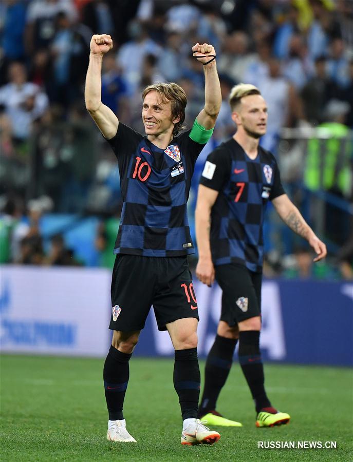 Футбол -- ЧМ-2018, группа D: Хорватия разгромила Аргентину