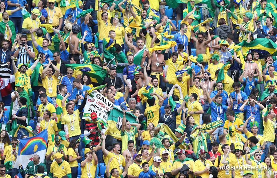 Футбол -- ЧМ-2018, группа E: Бразилия выиграла у Коста-Рики