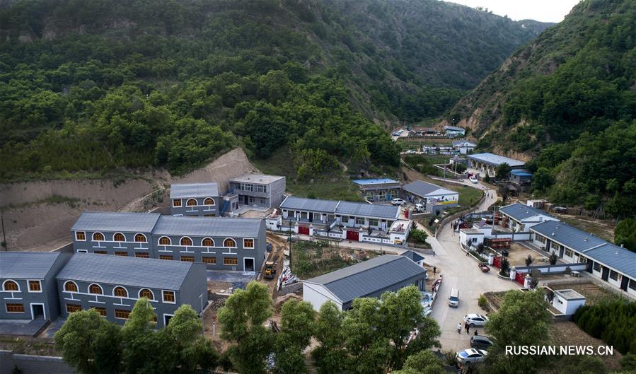 Красивая деревушка с наиболее удобными условиями для проживания на Лессовом плато 