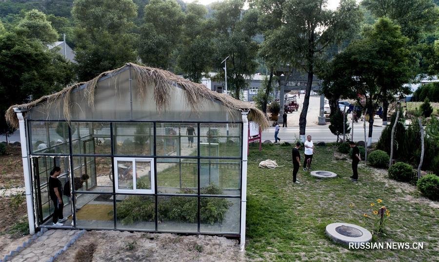 Красивая деревушка с наиболее удобными условиями для проживания на Лессовом плато 