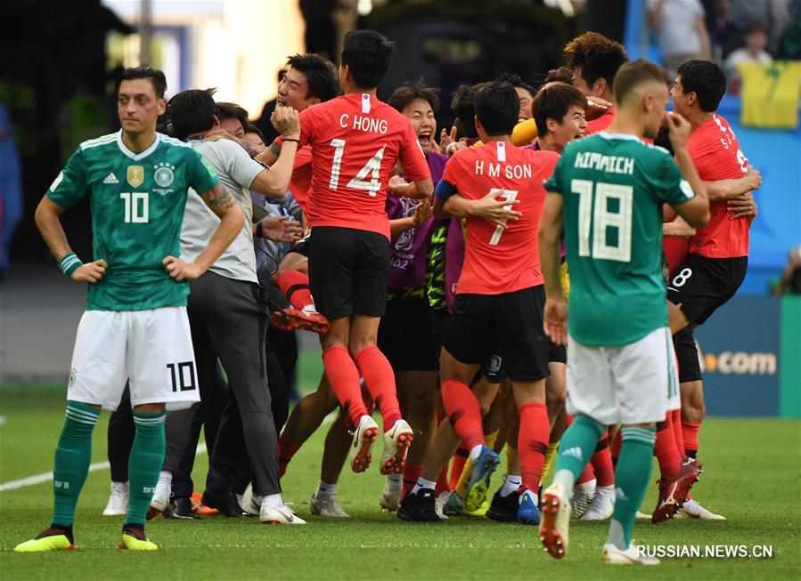 Футбол -- ЧМ-2018, группа F: РК помешала Германии выйти в 1/8 финала