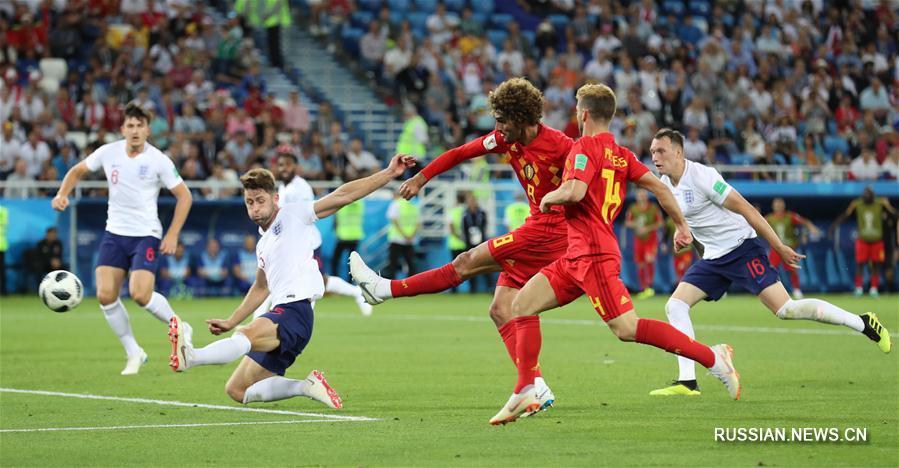 Футбол -- ЧМ-2018, группа G: сборные Бельгии и Англии вышли в 1/8 финала