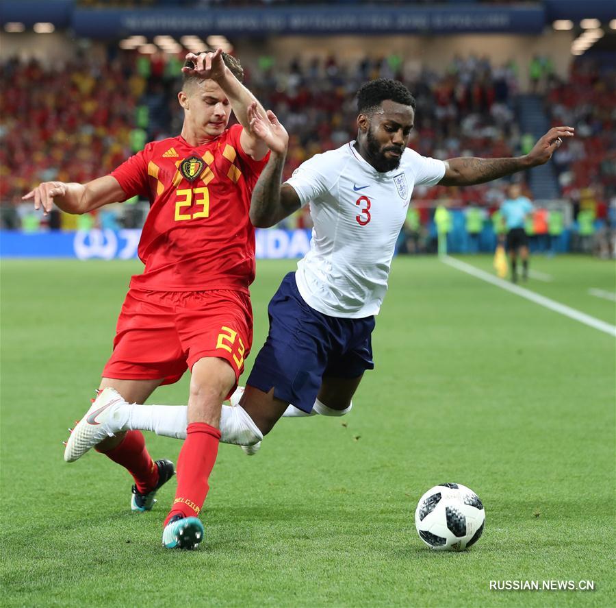 Футбол -- ЧМ-2018, группа G: сборные Бельгии и Англии вышли в 1/8 финала