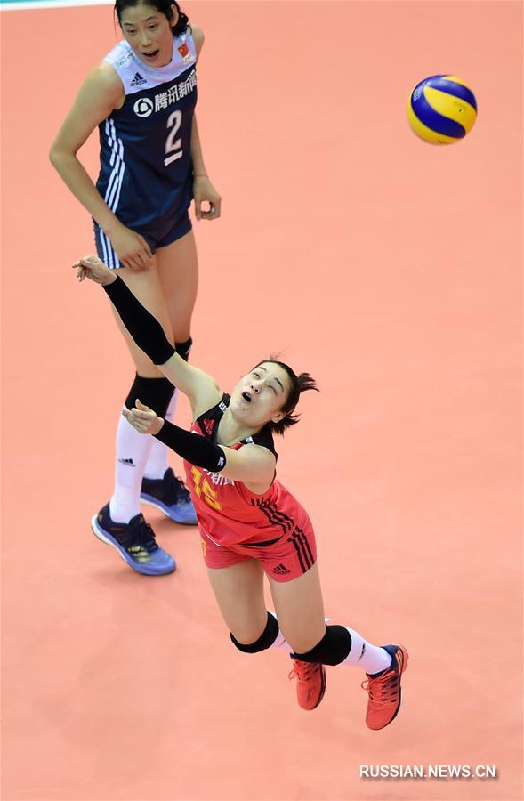 Женская сборная Китая по волейболу не смогла выйти в финал Лиги наций 