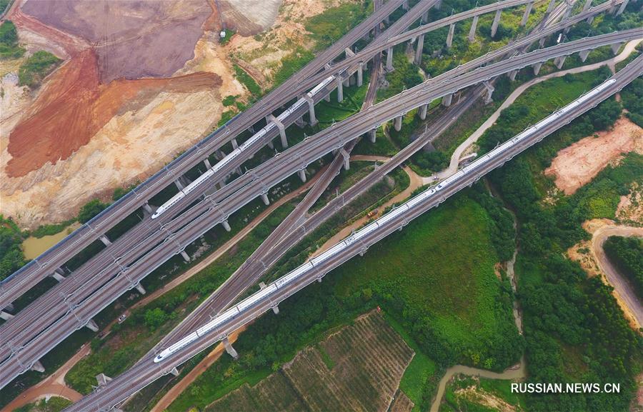 В Китае начало действовать новое расписание движения поездов