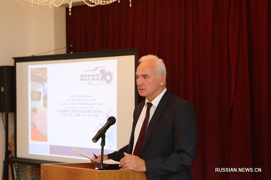 Беларусь провела предварительную презентацию своего павильона на предстоящей выставке импорта в Шанхае