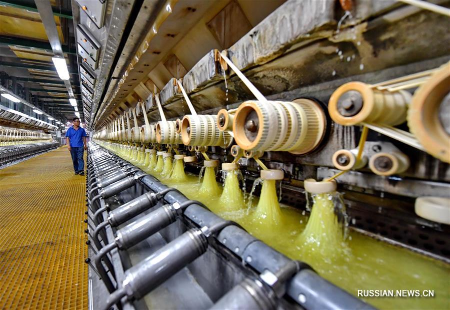 В Таншане введена в эксплуатацию фабрика вискозного штапельного волокна