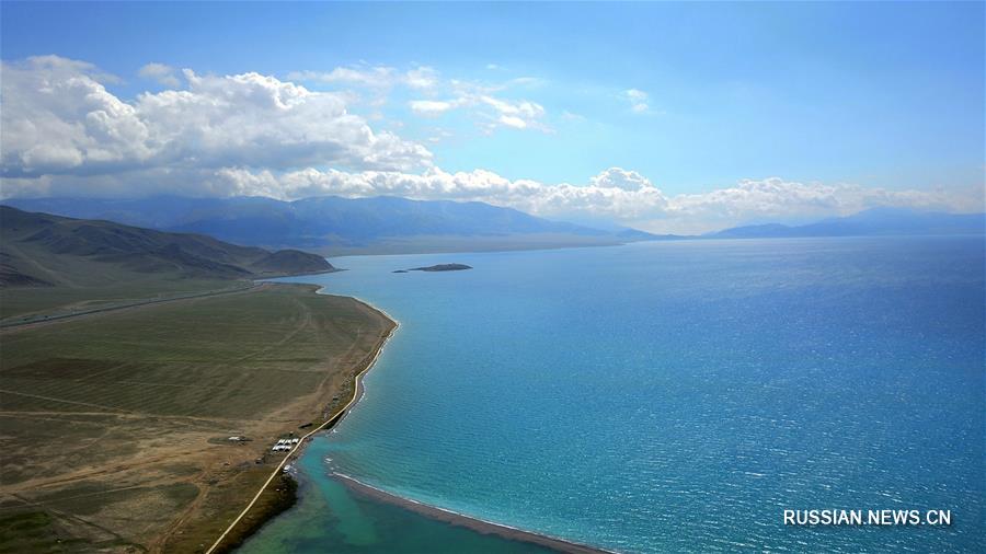 Озеро Сайрам-Нур в июле