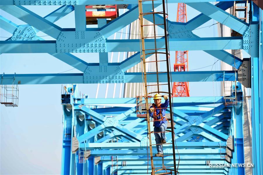 Успешно продвигается строительство железной дороги "Сюйчжоу-Суцянь-Хуайань-Яньчэн"