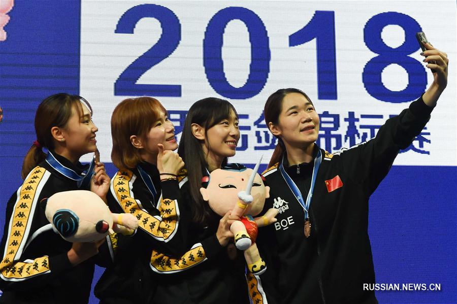 Фехтование -- ЧМ-2018: Китай взял "бронзу" в командной рапире среди женщин