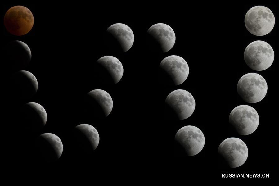 Самое продолжительное полное лунное затмение 21 века