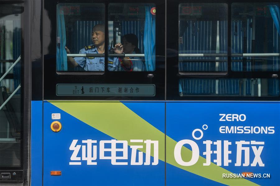 Автобусы на чистых источниках энергии в Ханчжоу
