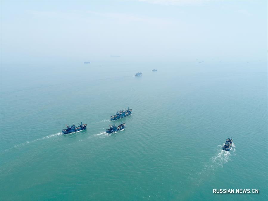 В провинции Фуцзянь прекратил действие сезонный запрет на лов рыбы