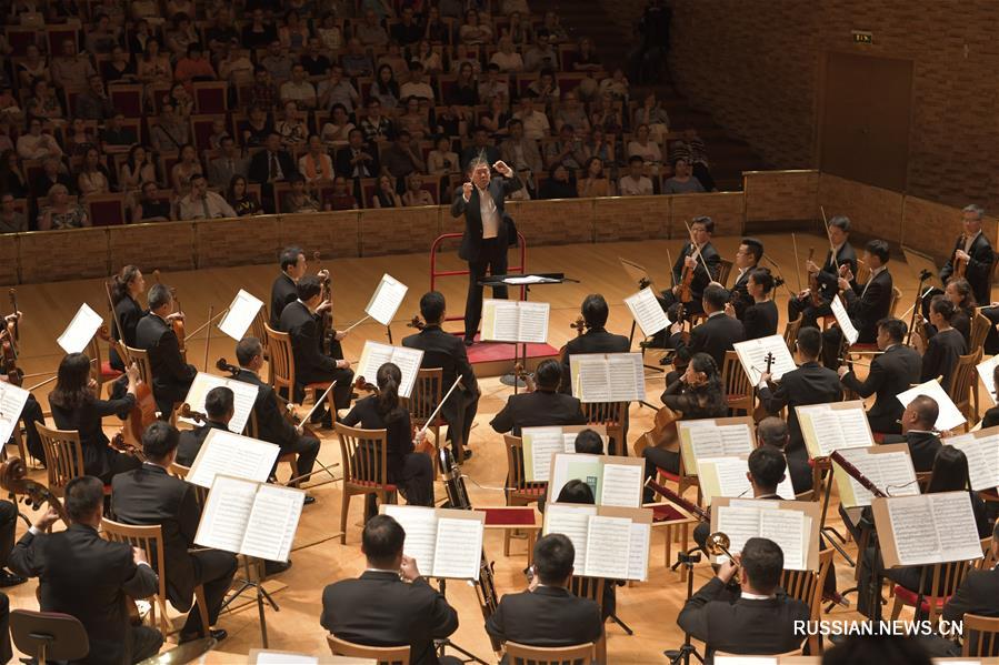 В Санкт-Петербурге прошел концерт Китайского филармонического оркестра