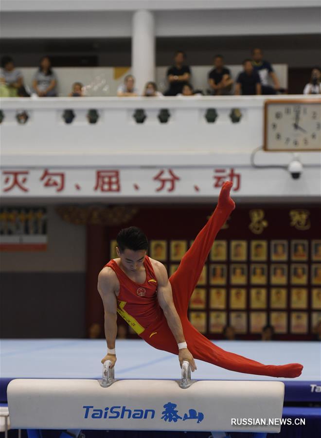 В Пекине проходят 3-е отборочные соревнования по гимнастике перед Азиатскими играми-2018