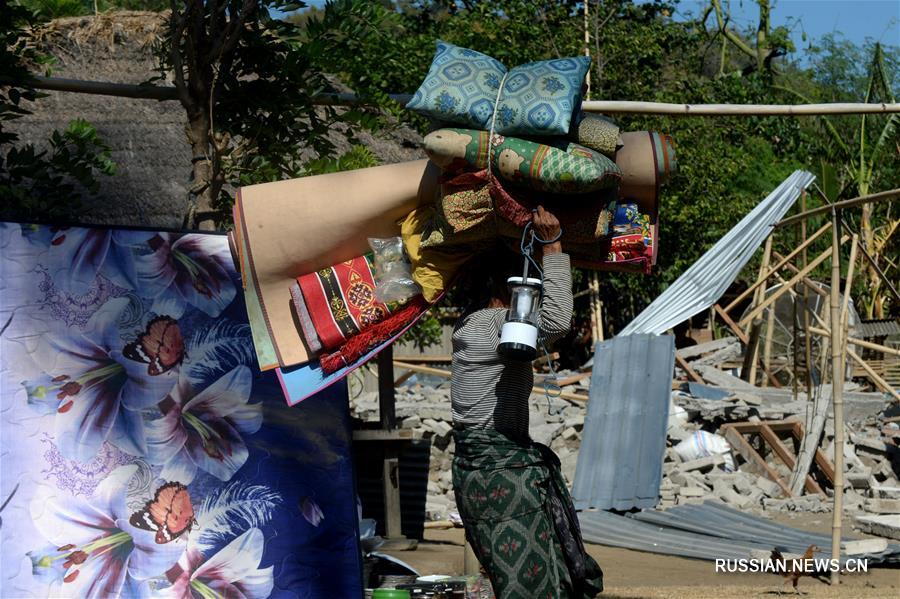 （国际）（2）印尼龙目岛地震死亡人数上升至105人