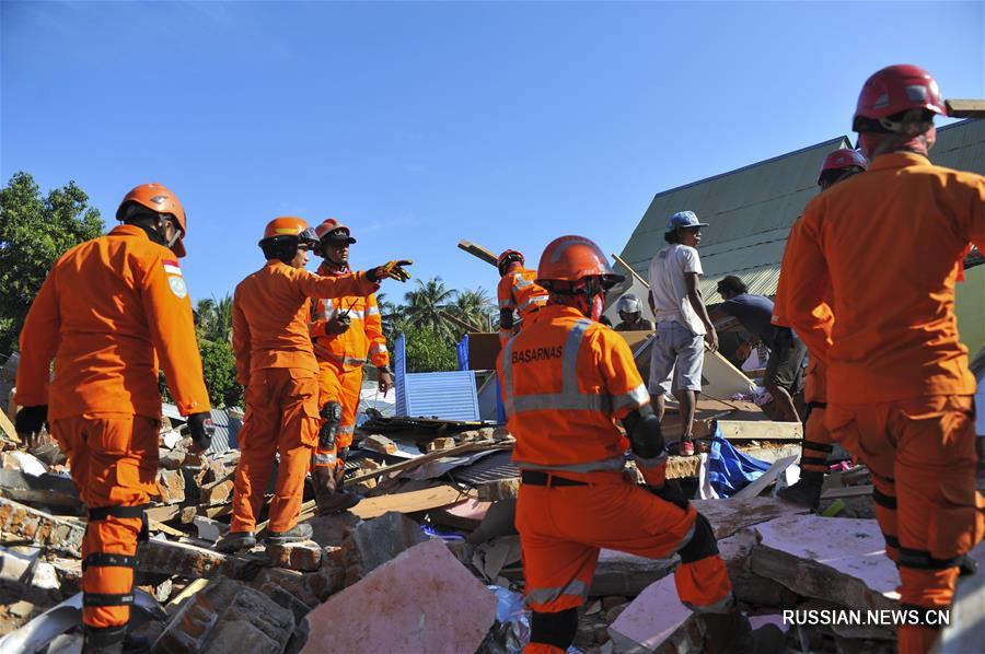 （国际）（6）印尼龙目岛地震死亡人数上升至105人