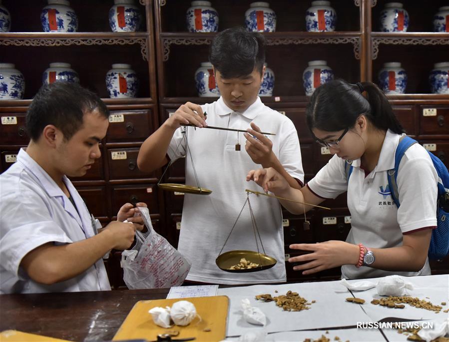 Практика студентов медицинских факультетов Сянгана в клинике традиционной китайской медицины