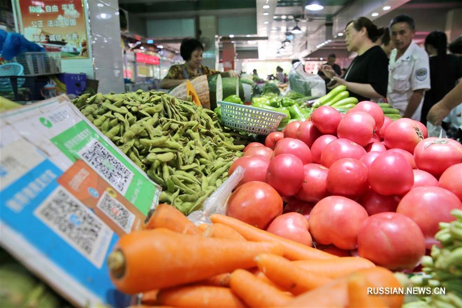 В июле индекс потребительских цен в Китае вырос на 2,1 проц