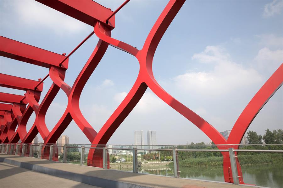  Парк заболоченных земель Саньвань у древнего канала на востоке Китая