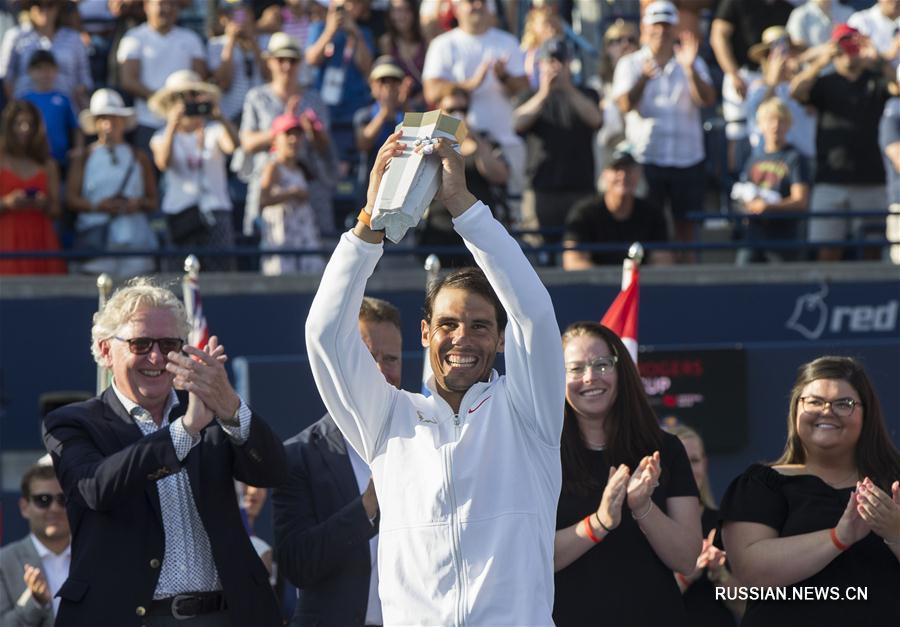 Rogers Cup: Рафаэль Надаль завоевал звание чемпиона