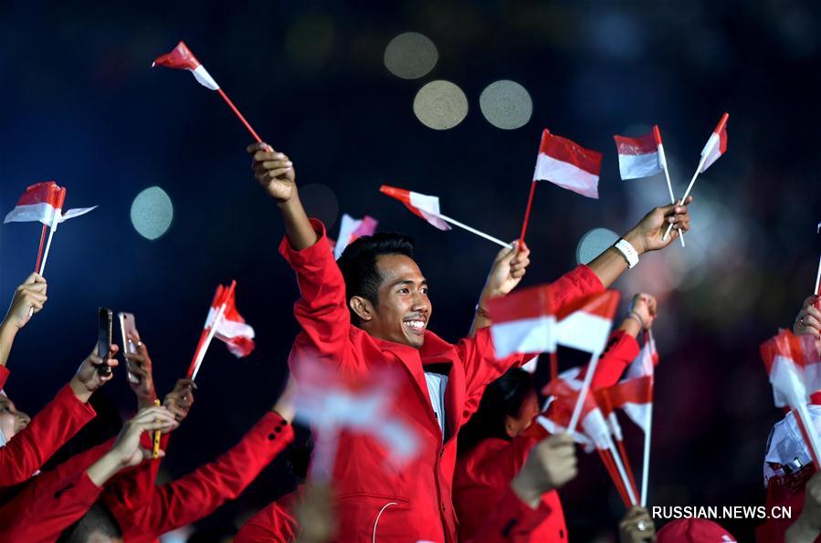 В Джакарте прошла церемония открытия 18-х Азиатских игр