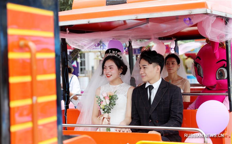Коллективная свадьба в Шанхае