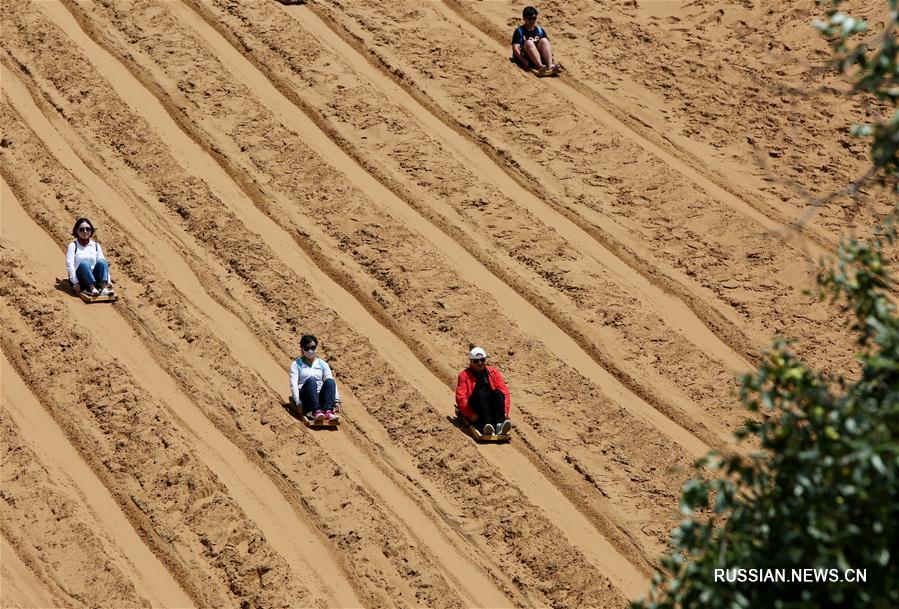 Наглядные результаты научного сдерживания опустынивания в городском округе Чжунвэй