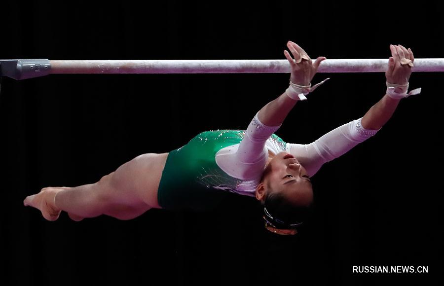 18-е Азиатские игры -- Спортивная гимнастика: победный дубль китайских гимнасток на брусьях