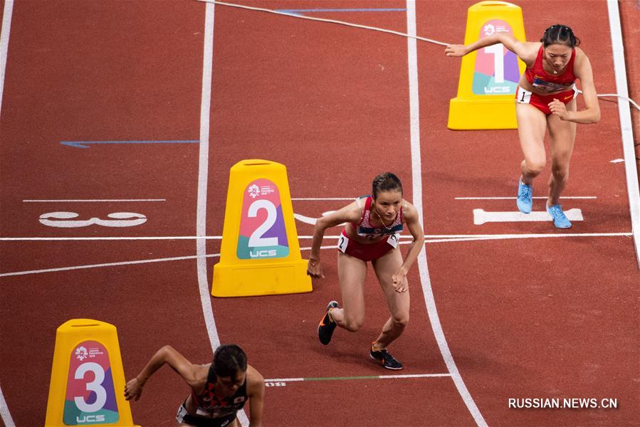 18-е Азиатские игры -- Бег на 800 м среди женщин: первое место заняла китайская спортсменка Ван Чуньюй