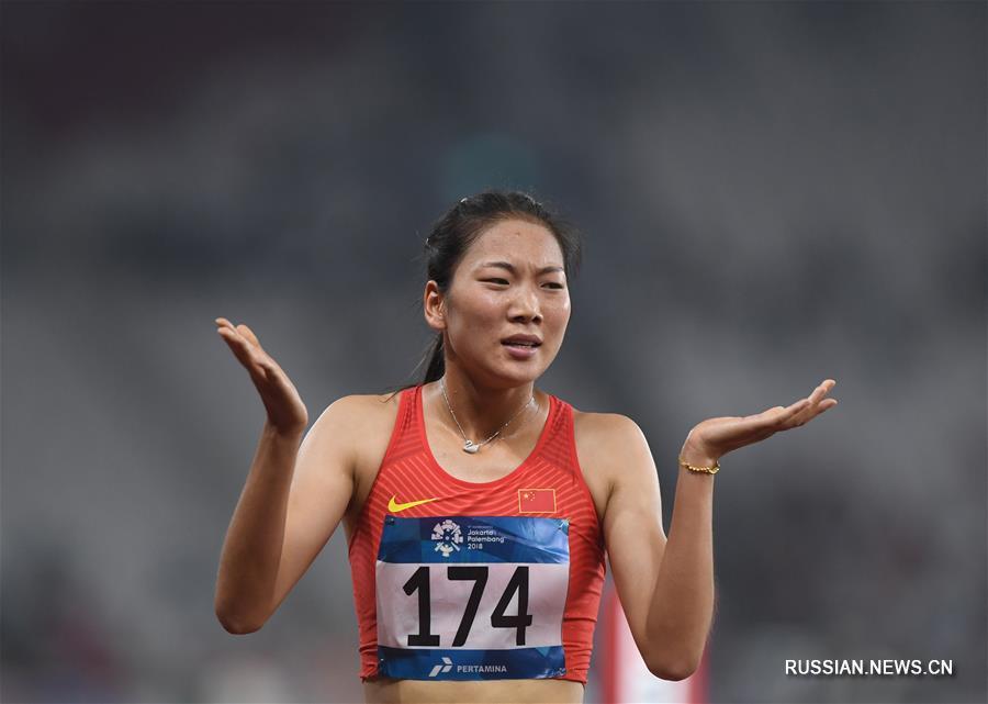 18-е Азиатские игры -- Бег на 800 м среди женщин: первое место заняла китайская спортсменка Ван Чуньюй