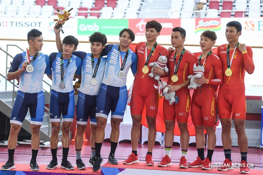 18-е Азиатские игры -- Командные велогонки среди мужчин: первое место занял Китай