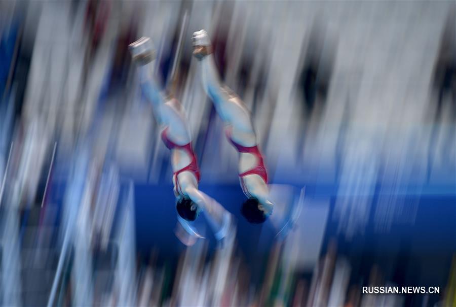 18-е Азиатские игры -- Прыжки в воду: китаянки Чан Яни/Ши Тинмао победили в синхронных прыжках с 3-метрового трамплина