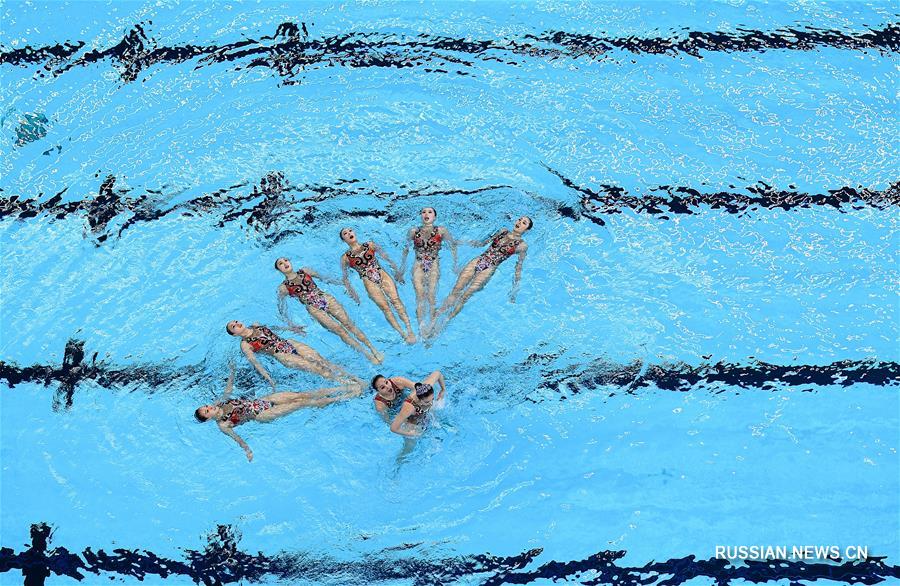 18-е Азиатские игры -- Синхронное плавание: команда Китая завоевала чемпионский титул в групповых упражнениях