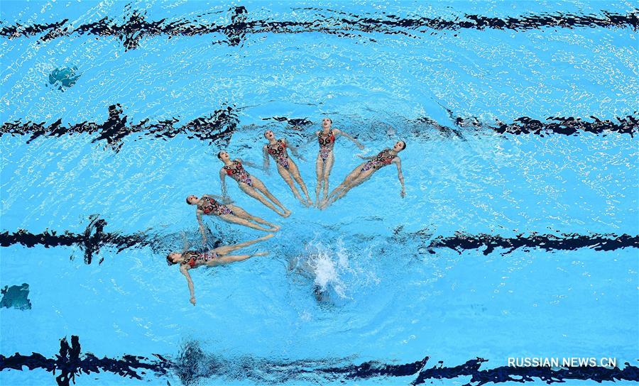 18-е Азиатские игры -- Синхронное плавание: команда Китая завоевала чемпионский титул в групповых упражнениях