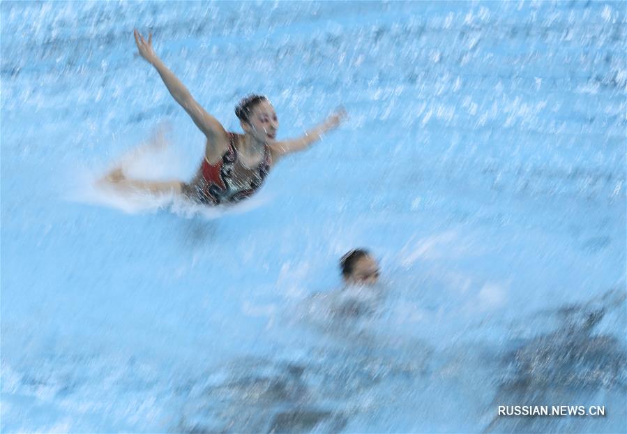 18-е Азиатские игры -- Синхронное плавание: команда Китая завоевала чемпионский титул в групповых упражнениях