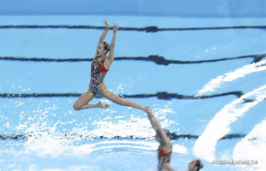 18-е Азиатские игры -- Синхронное плавание: команда Китая завоевала чемпионский титул в групповых упражнениях