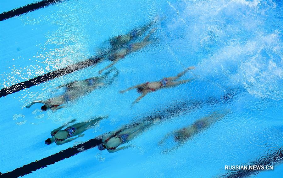 18-е Азиатские игры -- Синхронное плавание: команда Китая завоевала чемпионский титул в групповых упражнениях