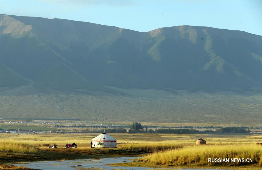 Баликуньская степь в осенний сезон